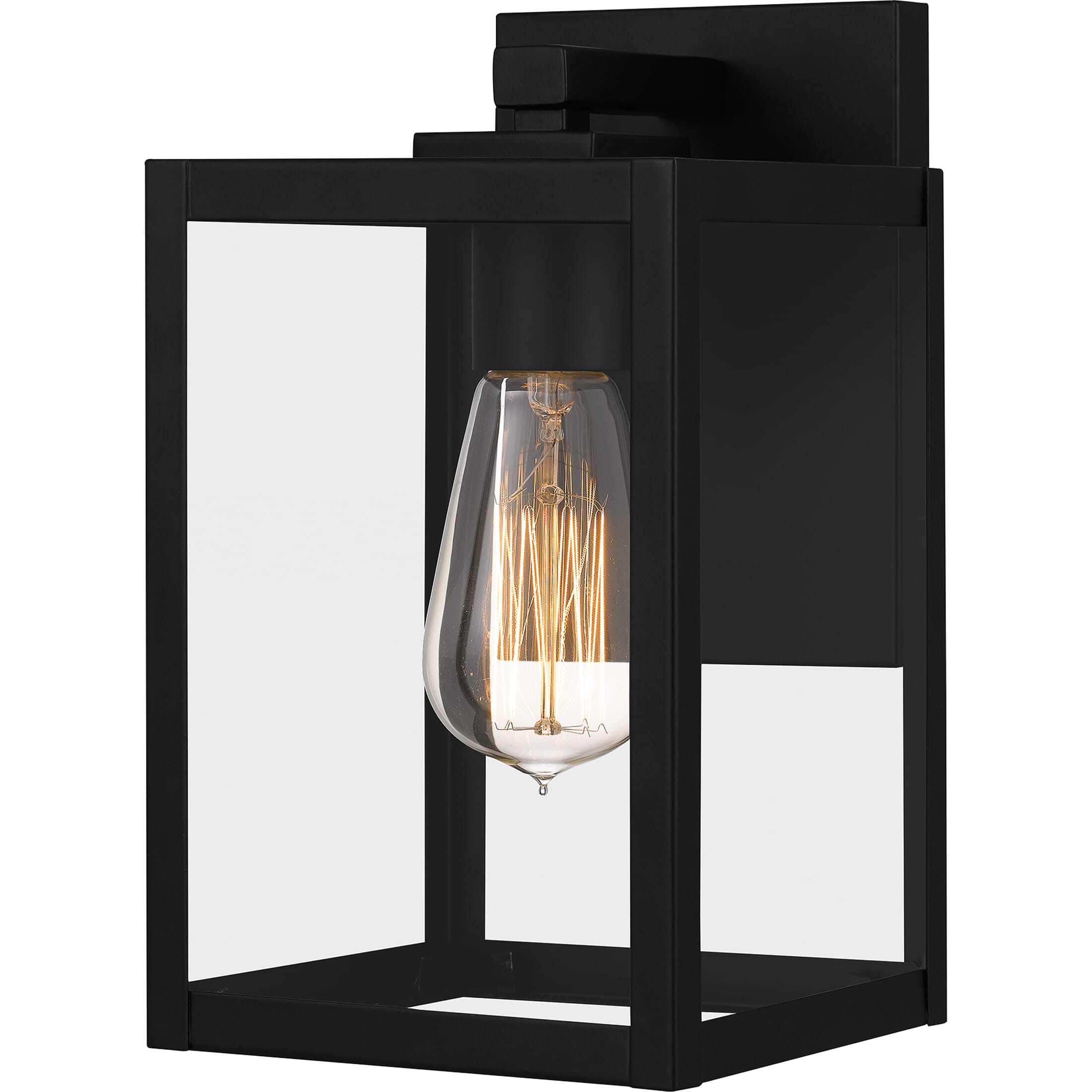 Westover 1-Light Outdoor Wall Lantern in Earth Black