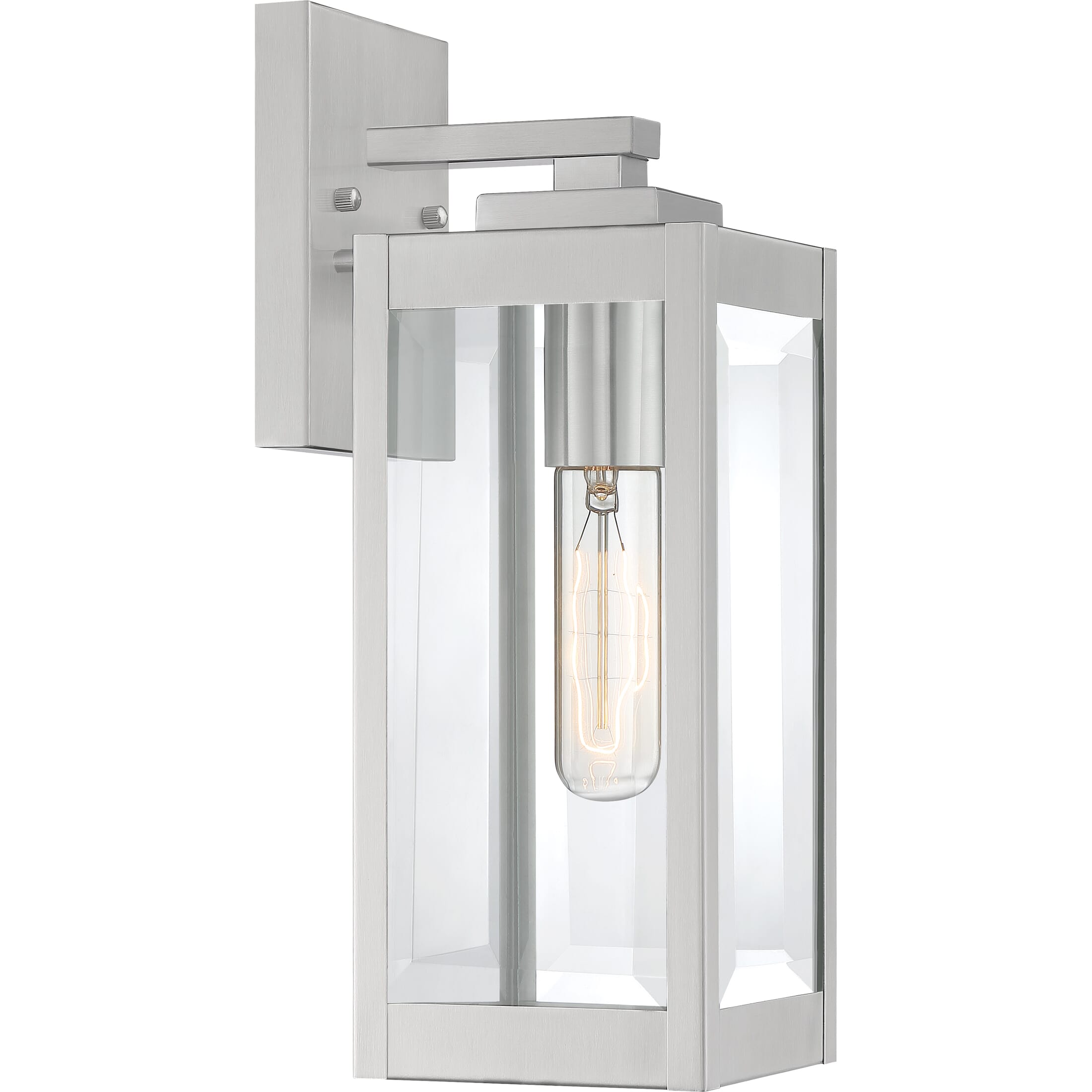 Westover 1-Light Outdoor Lantern in Stainless Steel