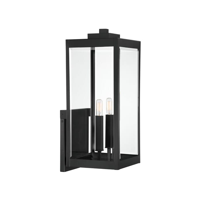 Quoizel Westover 2-Light Outdoor Hanging Light in Earth Black Quoizel Westover 2-Light Outdoor Hanging Light in Earth Black