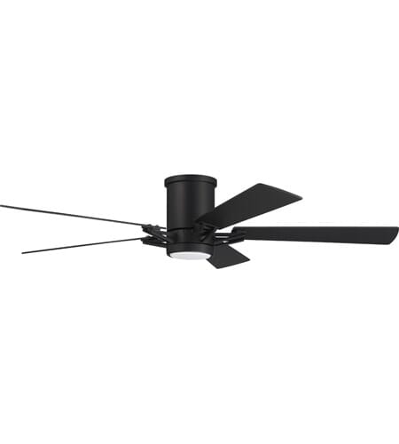 Craftmade Wyatt Outdoor Ceiling Fan in Flat Black