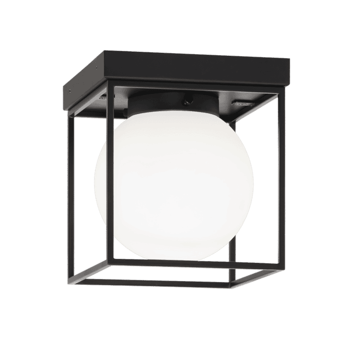 Matteo Squircle 1-Light Ceiling Light In Black Matteo Squircle 1-Light Ceiling Light In Black