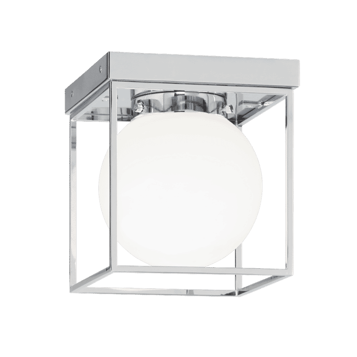 Matteo Squircle 1-Light Ceiling Light In Chrome Matteo Squircle 1-Light Ceiling Light In Chrome
