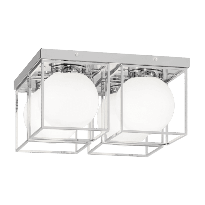 Matteo Squircle 4-Light Ceiling Light In Chrome Matteo Squircle 4-Light Ceiling Light In Chrome