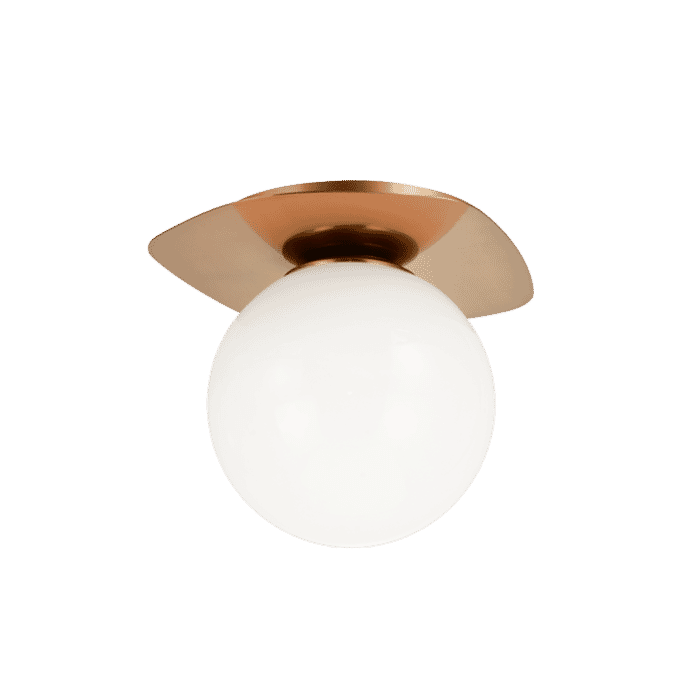 Matteo Razz 1-Light Ceiling Light In Aged Gold Brass Matteo Razz 1-Light Ceiling Light In Aged Gold Brass