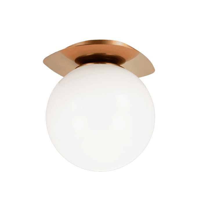 Matteo Razz 1-Light Ceiling Light In Aged Gold Brass Matteo Razz 1-Light Ceiling Light In Aged Gold Brass