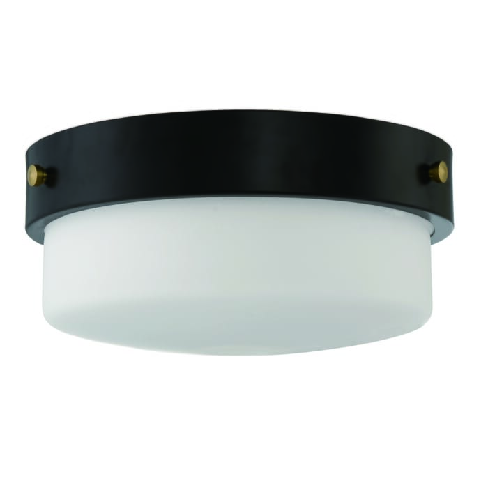 Craftmade Oak Street 2-Light Ceiling Light in Flat Black Craftmade Oak Street 2-Light Ceiling Light in Flat Black