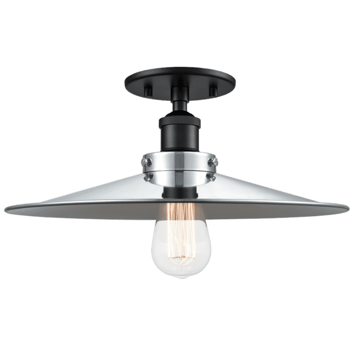 Matteo Bulstrode'S Workshop 1-Light Ceiling Light In Black Matteo Bulstrode'S Workshop 1-Light Ceiling Light In Black