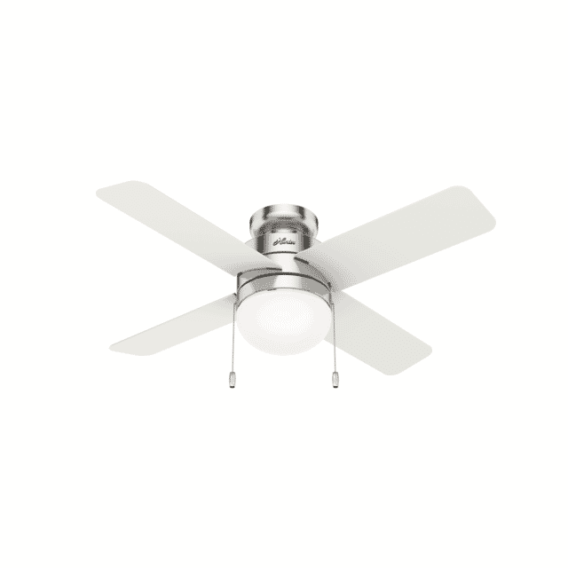 Indoor Flush Mount Ceiling Fan, 44 Ceiling Fan Without Light