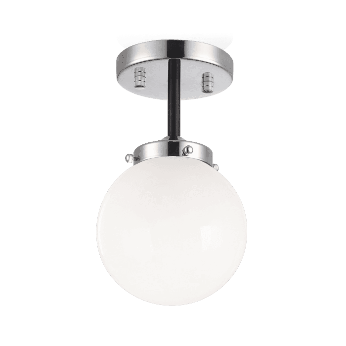 Matteo Maru 1-Light Ceiling Light In Chrome Matteo Maru 1-Light Ceiling Light In Chrome