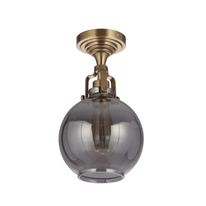 Craftmade Gallery State House 8" Ceiling Light in Vintage Brass Craftmade Gallery State House 8" Ceiling Light in Vintage Brass