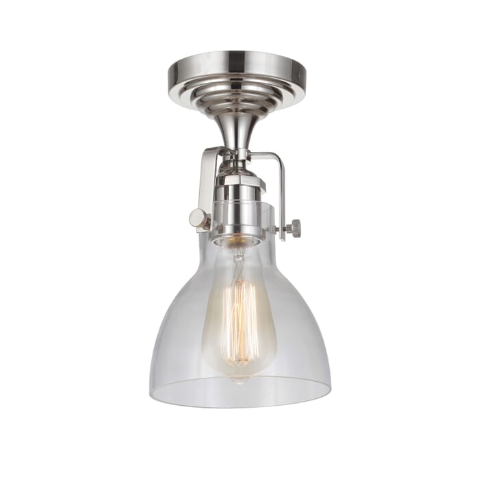 Craftmade Gallery State House 6" Ceiling Light in Polished Nickel Craftmade Gallery State House 6" Ceiling Light in Polished Nickel