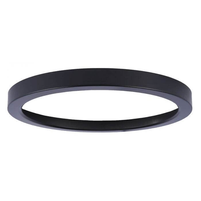Craftmade 9" Flushmount Optional Trim in Flat Black Craftmade 9" Flushmount Optional Trim in Flat Black