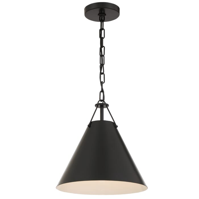 Crystorama Xavier Pendant Light in Matte Black Crystorama Xavier Pendant Light in Matte Black