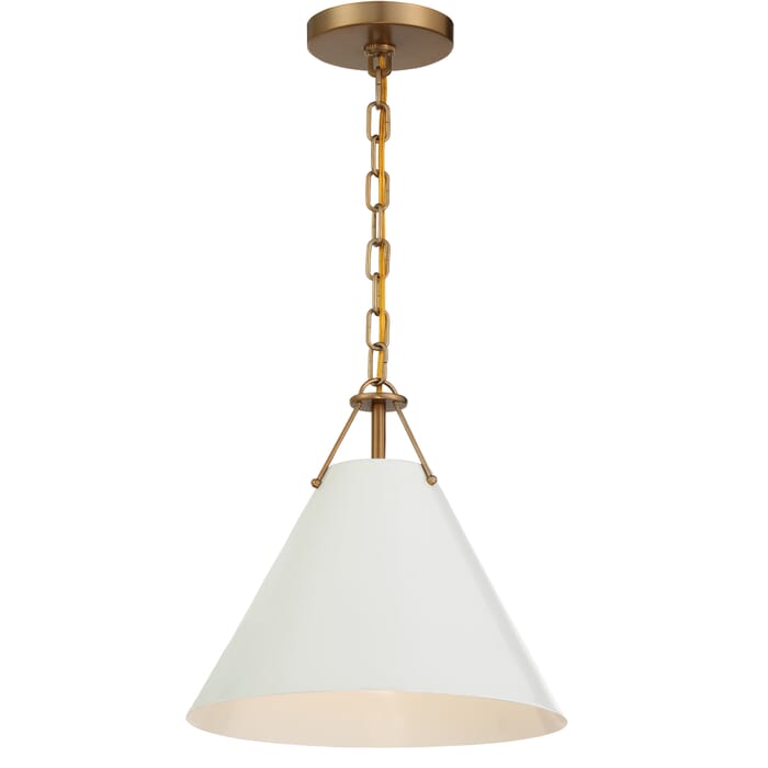 Crystorama Xavier Pendant Light in Vibrant Gold Crystorama Xavier Pendant Light in Vibrant Gold