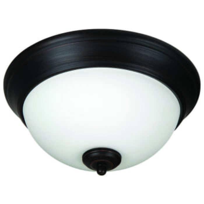 Craftmade Pro Builder 2-Light 11" Ceiling Light in Aged Bronze Brushed Craftmade Pro Builder 2-Light 11" Ceiling Light in Aged Bronze Brushed