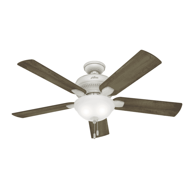 Indoor Outdoor Ceiling Fan, Hunter White Outdoor Ceiling Fan With Light