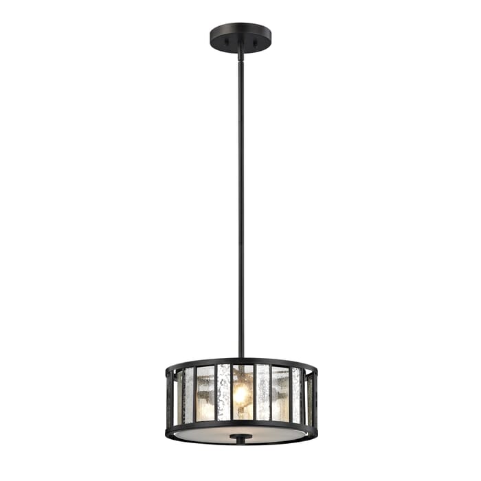 Z-Lite Juturna 3-Light Pendant Light In Bronze Z-Lite Juturna 3-Light Pendant Light In Bronze