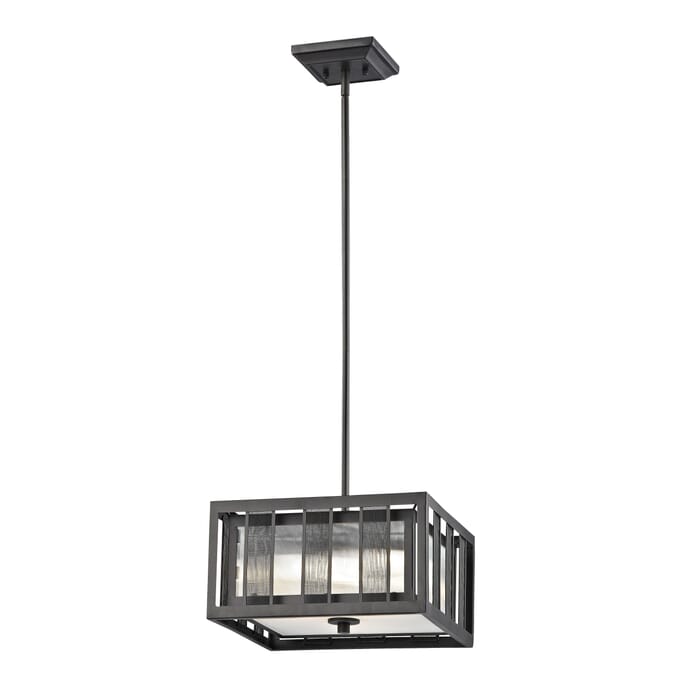 Z-Lite Meridional 3-Light Pendant Light In Bronze Z-Lite Meridional 3-Light Pendant Light In Bronze