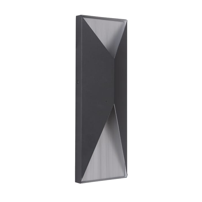 Craftmade Peak 14" Outdoor Wall Light in Textured Black with Brushed Aluminum Craftmade Peak 14" Outdoor Wall Light in Textured Black with Brushed Aluminum