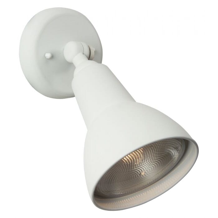 Craftmade Bullets And Floods Single Flood Light in Textured White Craftmade Bullets And Floods Single Flood Light in Textured White