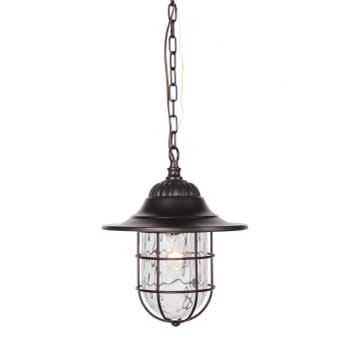 Craftmade Fairmont 14" Outdoor Hanging Light in Oiled Bronze Gilded