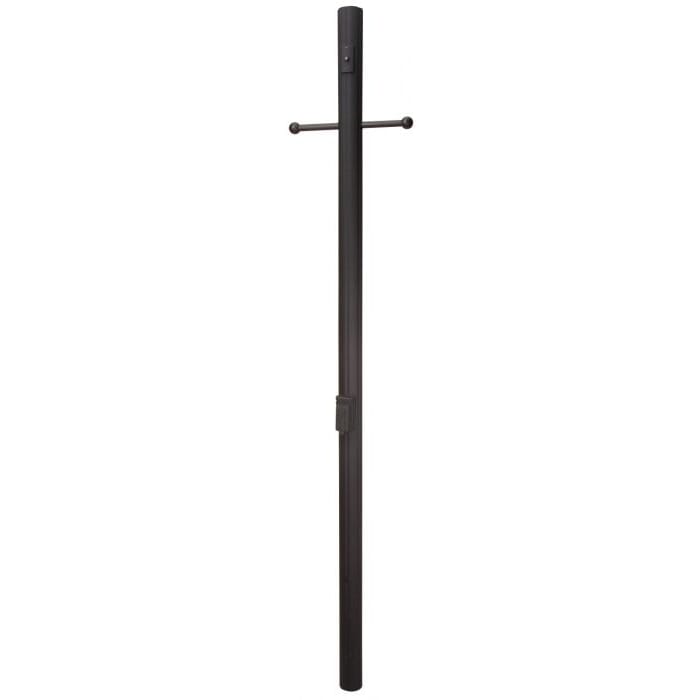 Craftmade Fluted Direct Burial 84" Outdoor Light Post in Textured Matte Black Craftmade Fluted Direct Burial 84" Outdoor Light Post in Textured Matte Black