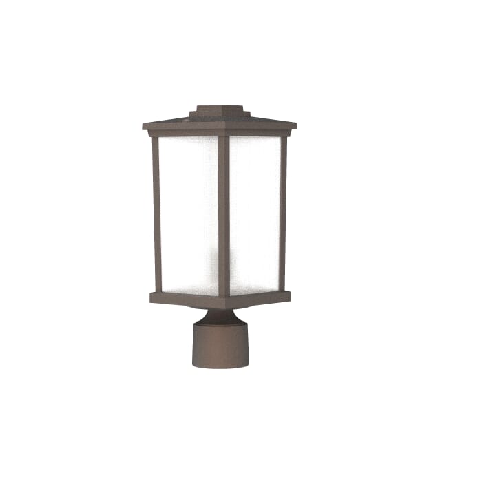 Craftmade Composite Lanterns 15" Outdoor Post Light in Bronze Craftmade Composite Lanterns 15" Outdoor Post Light in Bronze