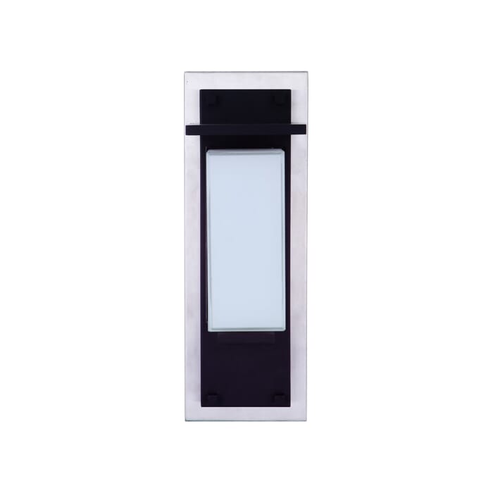 Craftmade Heights Outdoor Wall Light in Stainless Steel with Midnight Craftmade Heights Outdoor Wall Light in Stainless Steel with Midnight