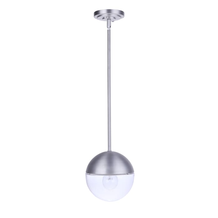 Craftmade Evie Outdoor Hanging Light in Satin Aluminum Craftmade Evie Outdoor Hanging Light in Satin Aluminum