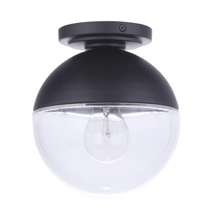 Craftmade Evie Outdoor Ceiling Light in Midnight Craftmade Evie Outdoor Ceiling Light in Midnight