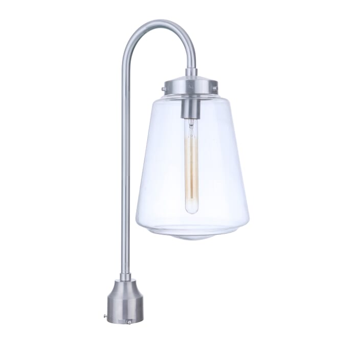Craftmade Laclede Outdoor Post Light in Satin Aluminum Craftmade Laclede Outdoor Post Light in Satin Aluminum