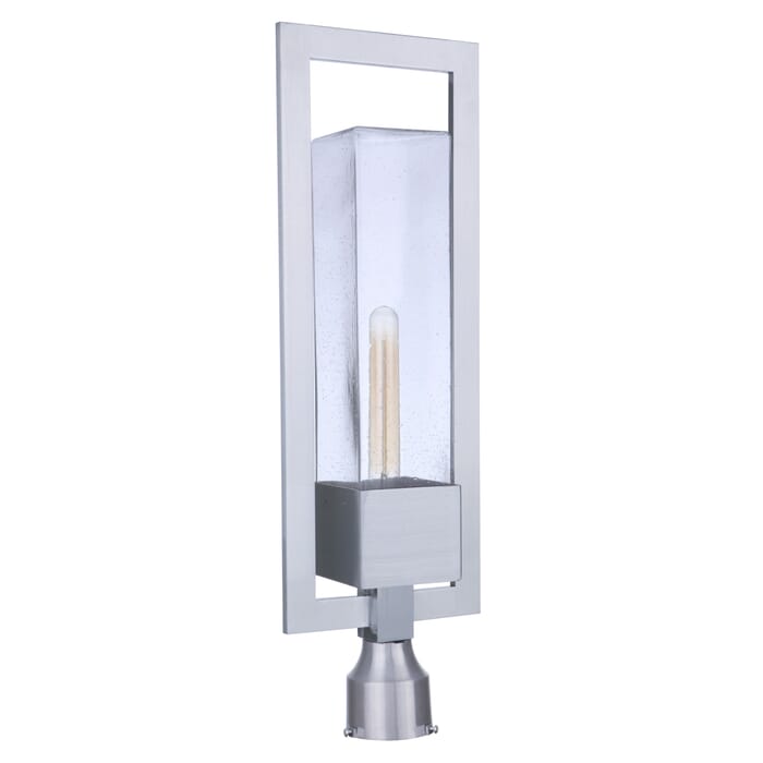 Craftmade Perimeter Outdoor Post Light in Satin Aluminum Craftmade Perimeter Outdoor Post Light in Satin Aluminum