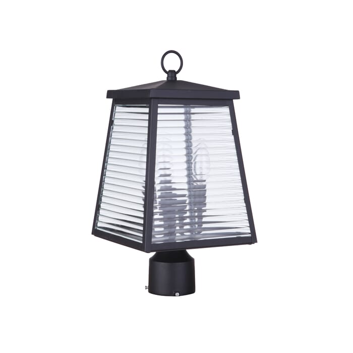 Craftmade Armstrong 3-Light Outdoor Post Light in Midnight Craftmade Armstrong 3-Light Outdoor Post Light in Midnight