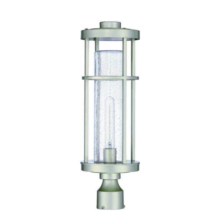 Craftmade Encompass Outdoor Post Light in Satin Aluminum Craftmade Encompass Outdoor Post Light in Satin Aluminum