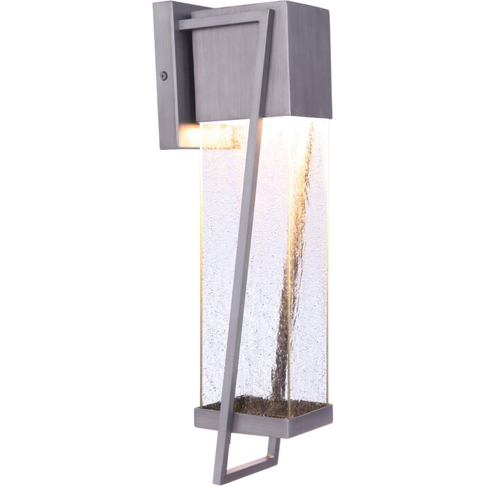 Craftmade Bryce Outdoor Wall Light in Brushed Titanium Craftmade Bryce Outdoor Wall Light in Brushed Titanium