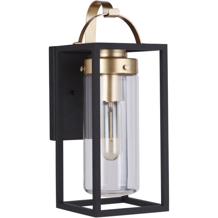Craftmade Neo Outdoor Wall Light in Midnight Satin Brass Craftmade Neo Outdoor Wall Light in Midnight Satin Brass