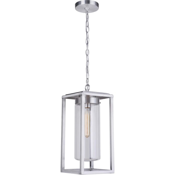 Craftmade Neo Outdoor Hanging Light in Satin Aluminum Craftmade Neo Outdoor Hanging Light in Satin Aluminum