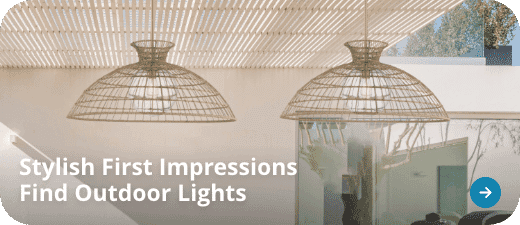 Stylish first impressions - find outdoor lights