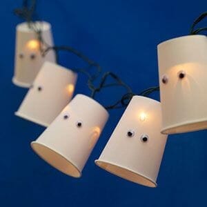 Cute ghost lights that aren't too scary. Learn more at LightsOnline.com Blog.