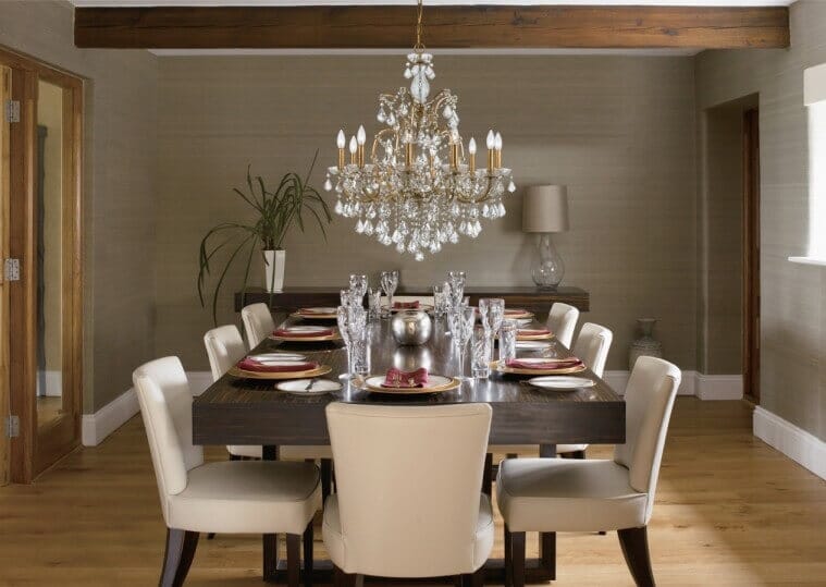 How Chandeliers Set the Tone in Your Dining Room - Design Inspirations