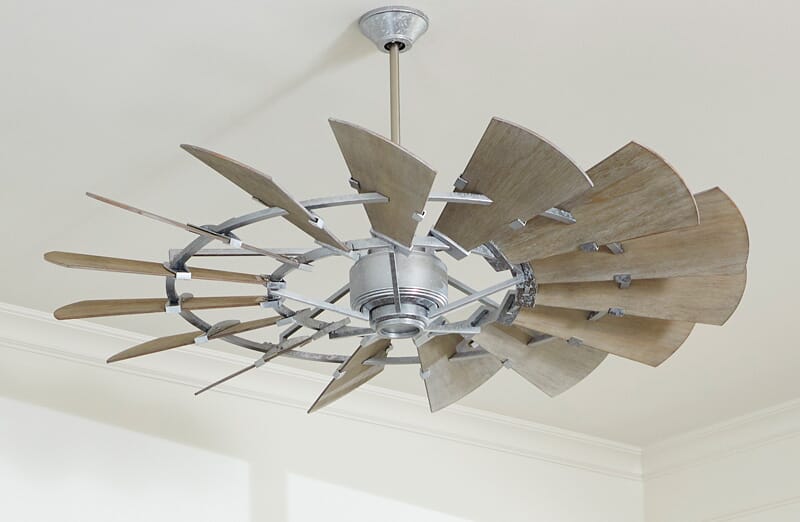 Windmill ceiling fan