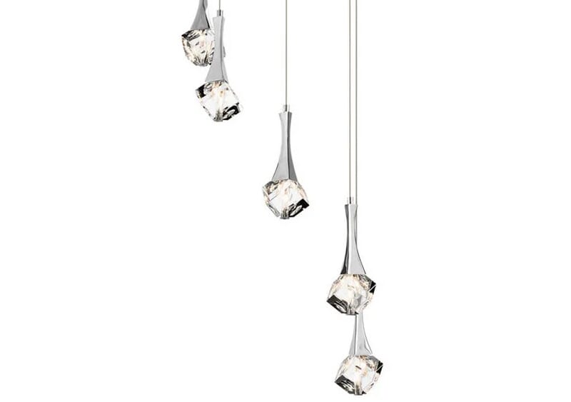 A chandelier with K9 crystal - LightsOnline Blog