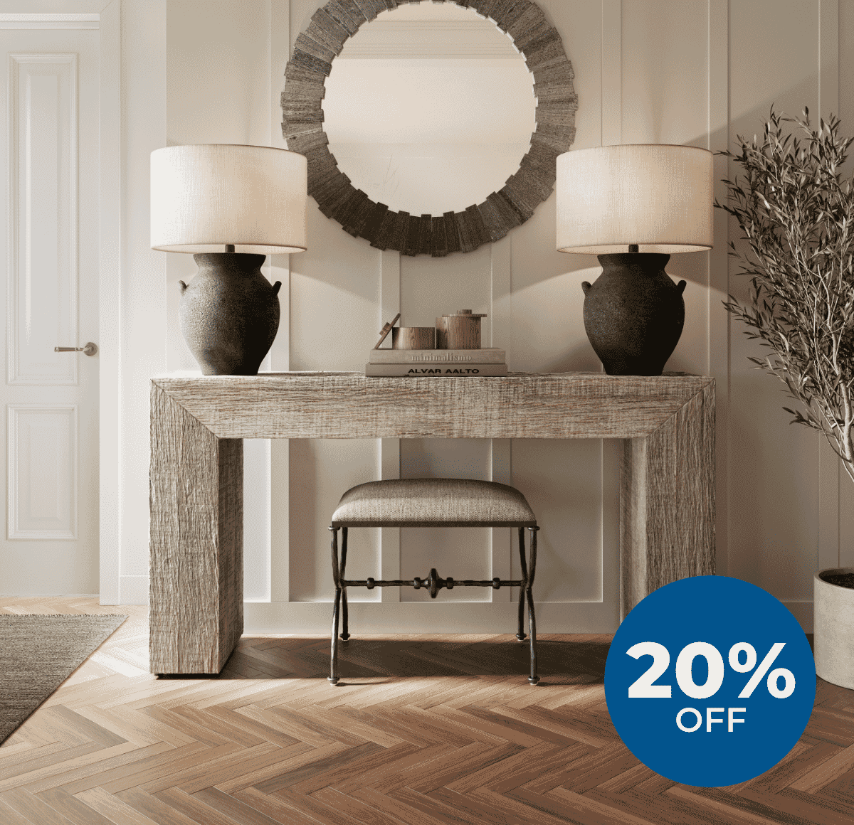 20% off Currey & Company