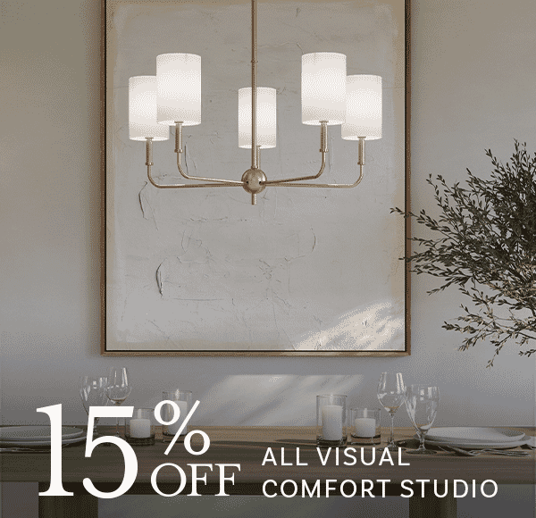 15% Off Visual Comfort Studio - LightsOnline.com