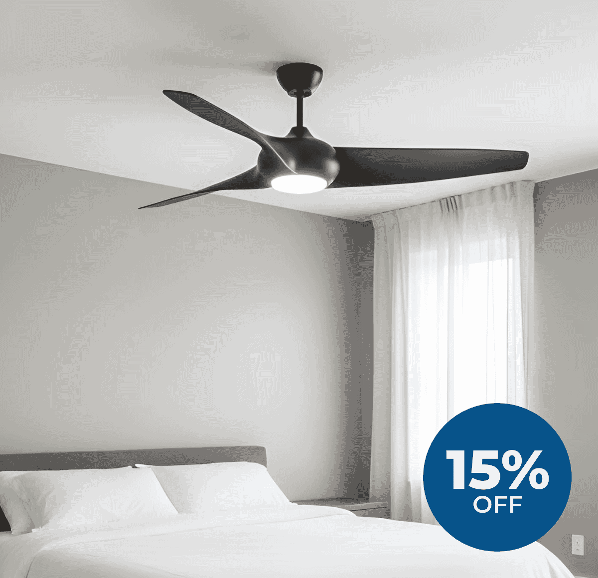 15% off Visual Comfort Fan