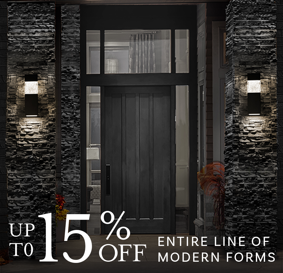 Up to 15% off Modern Forms