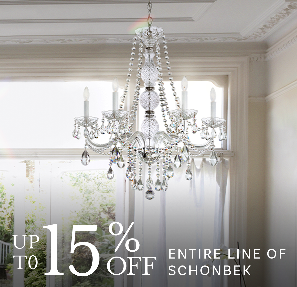 Up to 15% off Schonbek