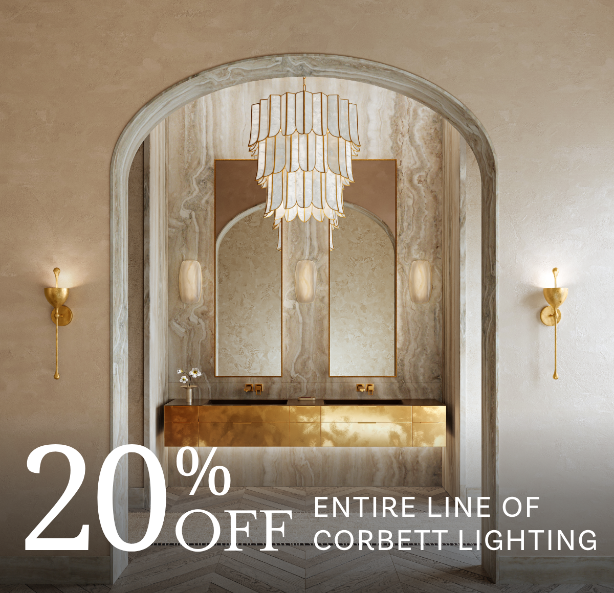 20% off Corbett Lighting