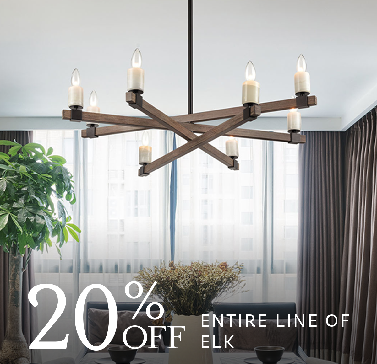 20% off Elk Lighting