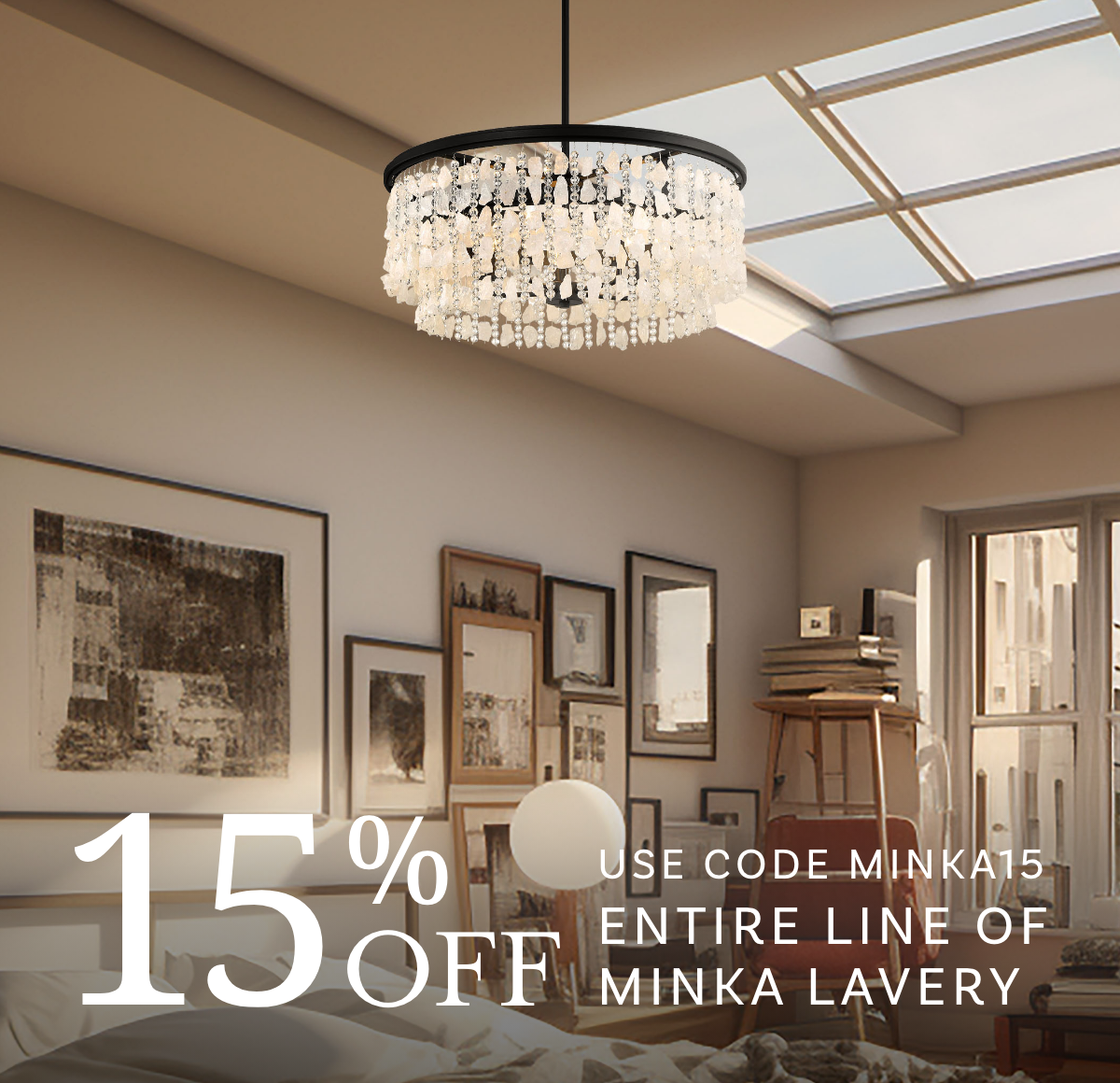 15% off Minka Lavery